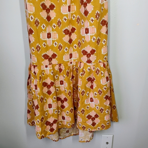 Aerie NWOT High Low Maxi Linen Sundress Womens Small Boho Bohemian Summer Beachy - Picture 2 of 15